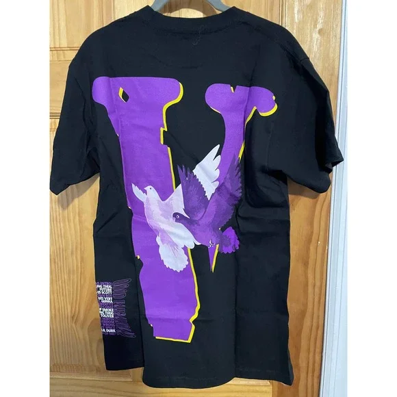 VLONE DOVES BLACK TEE XL ②（Nav x Vlone Doves Hoodie White - GLAB 
